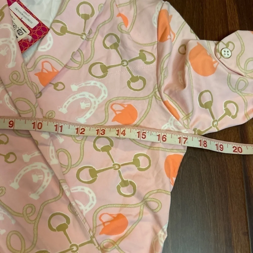 LISSA MAR Pink Derby Devonwood Dress size 6